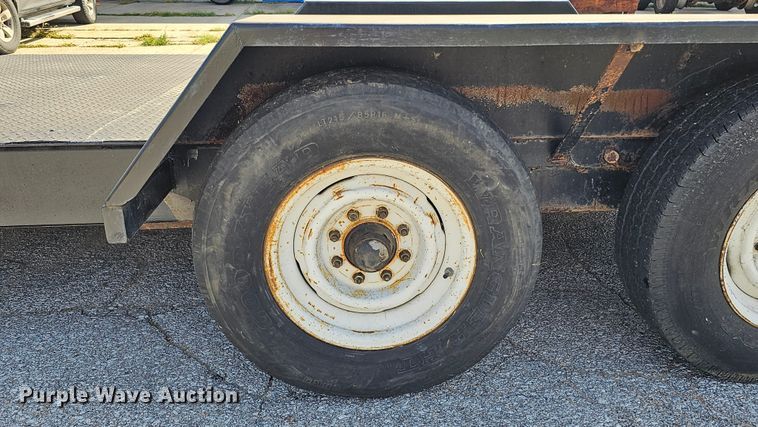 image for item DQ0228 2007 Shop built  tilt deck equipment trailer