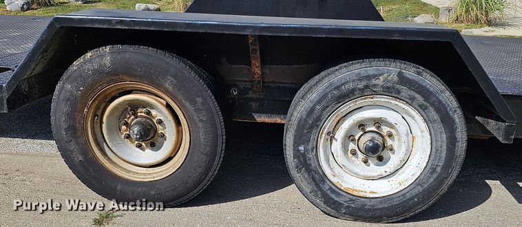 image for item DQ0228 2007 Shop built  tilt deck equipment trailer