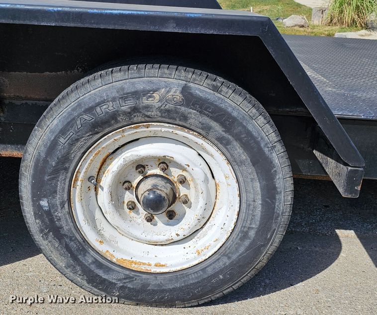 image for item DQ0228 2007 Shop built  tilt deck equipment trailer