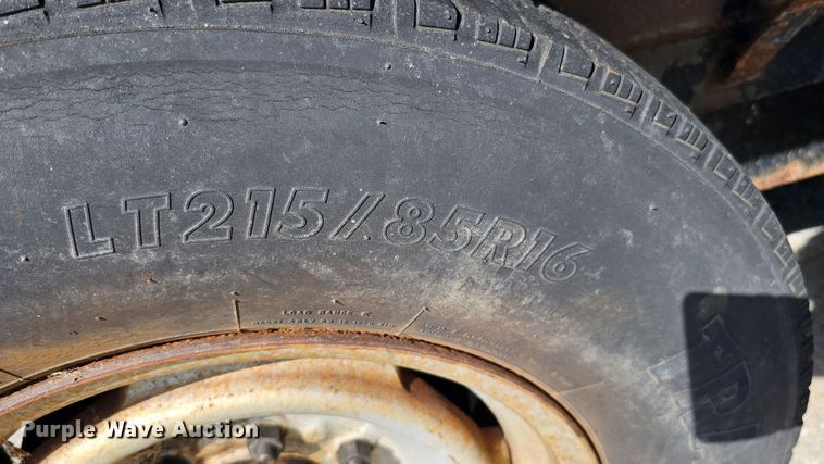 image for item DQ0228 2007 Shop built  tilt deck equipment trailer