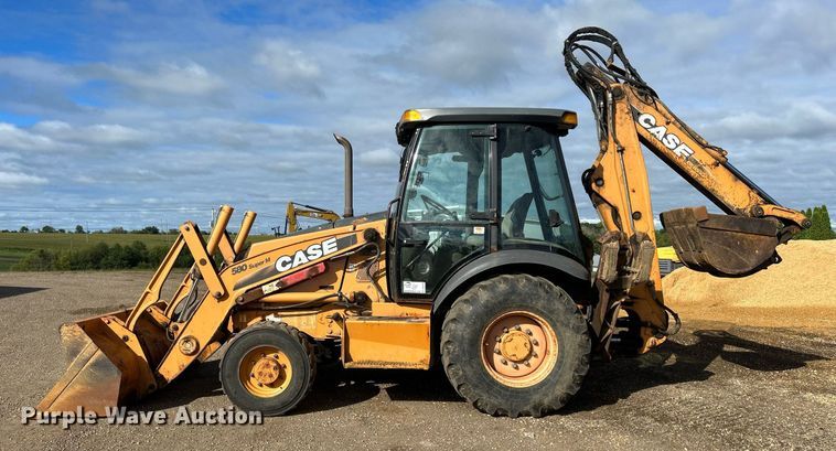 image for item DQ0916 2010 Case 580 Super M  backhoe