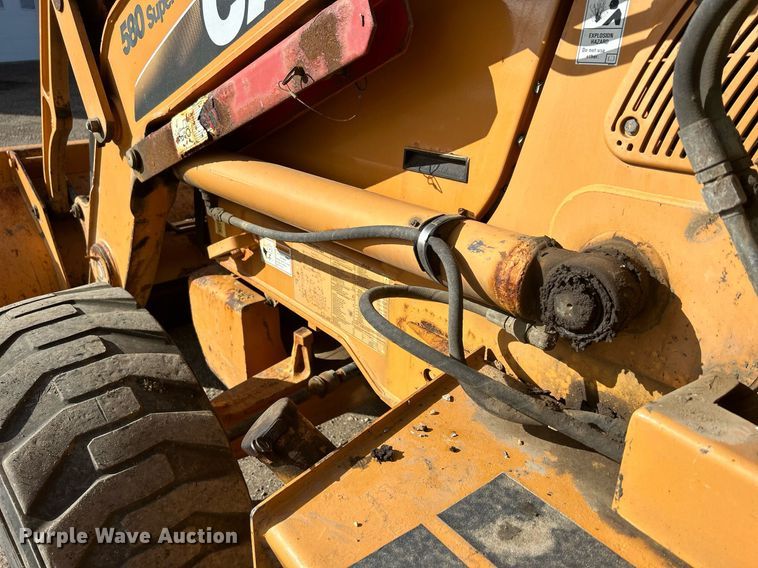 image for item DQ0916 2010 Case 580 Super M  backhoe