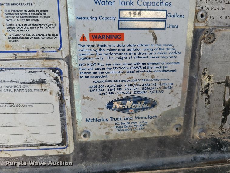 image for item DQ1088 1993 Mack RD690S  ready mix truck