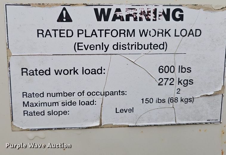 image for item DQ1161 1999 Terex TB44  boom lift