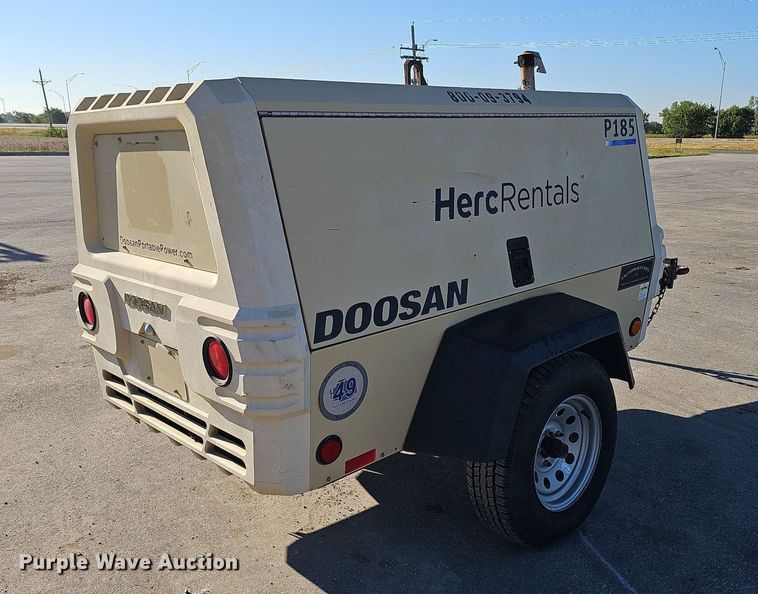 image for item DQ1168 2016 Doosan P185WDO-TF  air compressor