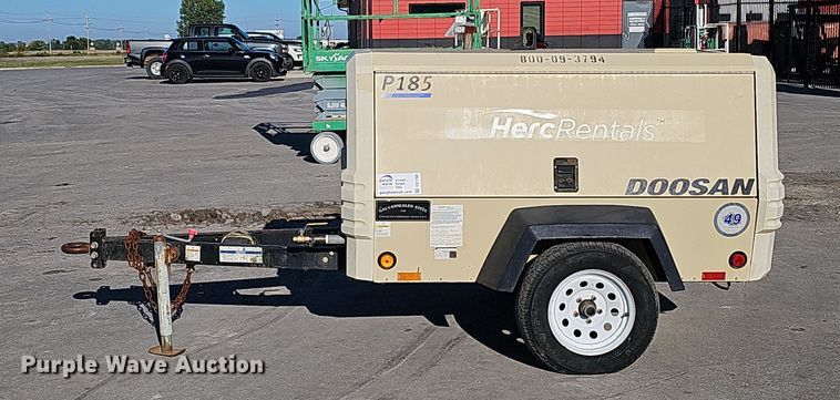 image for item DQ1168 2016 Doosan P185WDO-TF  air compressor