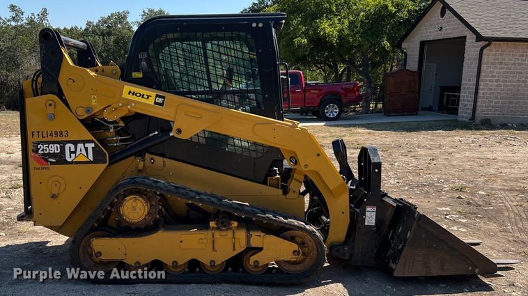 image for item DQ2208 2018 Caterpillar 259D  tracked skid steer loader