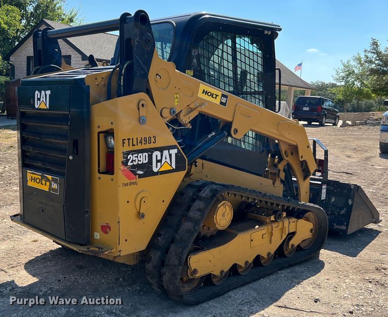 image for item DQ2208 2018 Caterpillar 259D  tracked skid steer loader