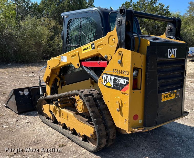 image for item DQ2208 2018 Caterpillar 259D  tracked skid steer loader