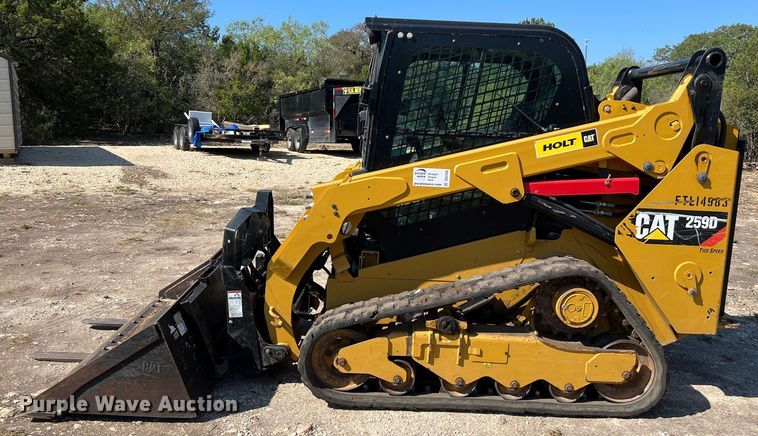 image for item DQ2208 2018 Caterpillar 259D  tracked skid steer loader