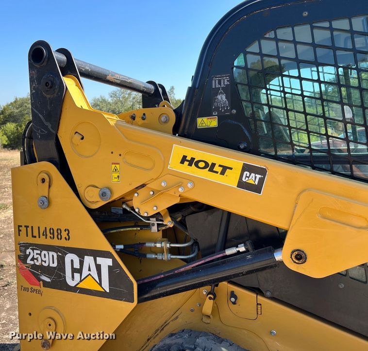 image for item DQ2208 2018 Caterpillar 259D  tracked skid steer loader