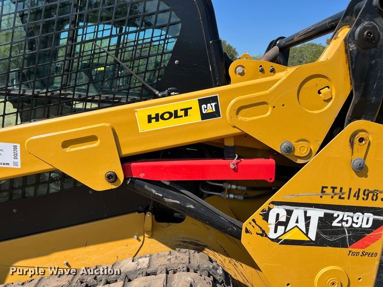 image for item DQ2208 2018 Caterpillar 259D  tracked skid steer loader