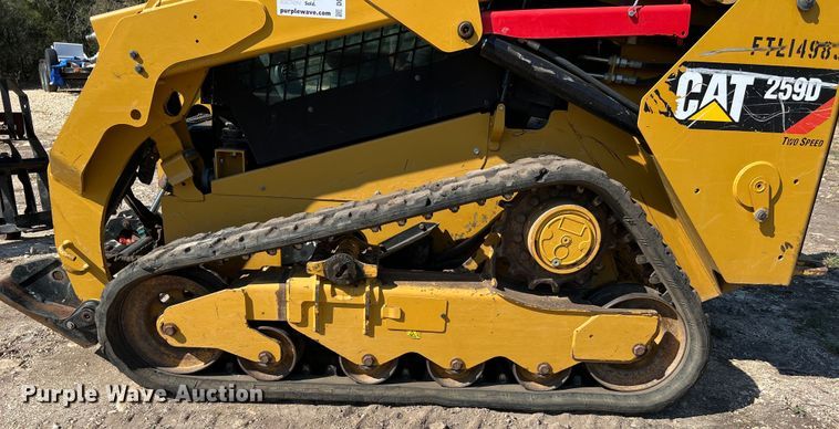 image for item DQ2208 2018 Caterpillar 259D  tracked skid steer loader