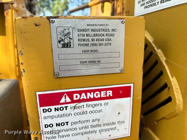 image for item DS2311 1999 Bandit 150  wood chipper