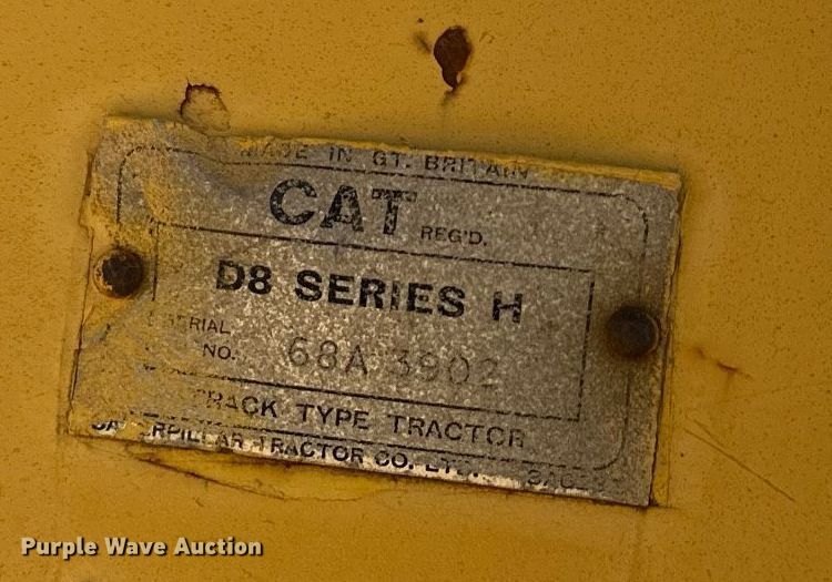 image for item DS2341 1971 Caterpillar D8H crawler tractor
