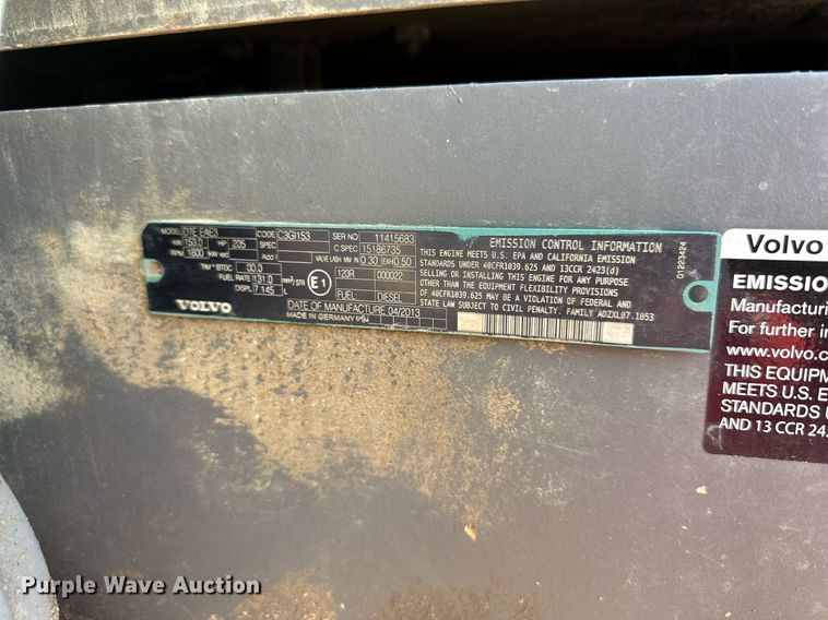 image for item DS2363 2013 Volvo ECR305CL  excavator