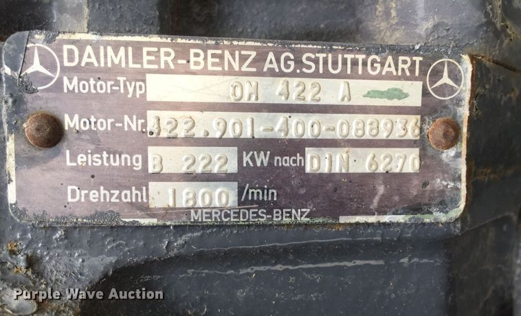 image for item DS2429 Mercedes Benz OM 422 A  engine