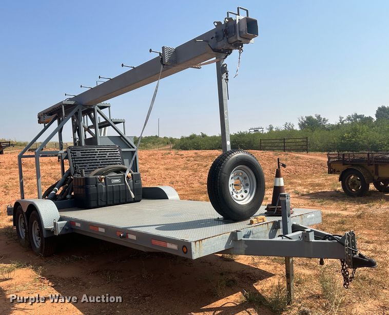 image for item JJ9927 2014 CellXion RCLX35  Utility trailer with boom