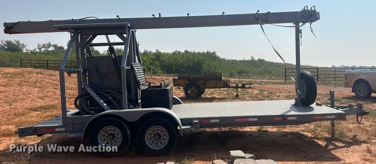 image for item JJ9927 2014 CellXion RCLX35  Utility trailer with boom
