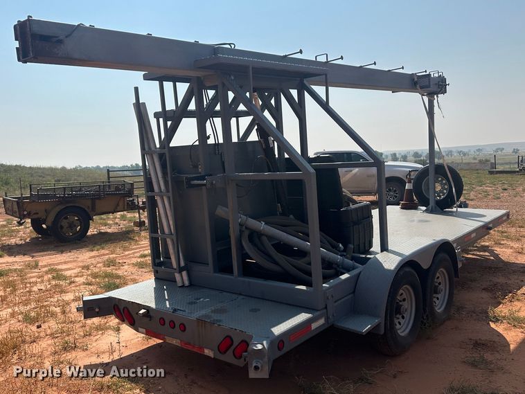 image for item JJ9927 2014 CellXion RCLX35  Utility trailer with boom