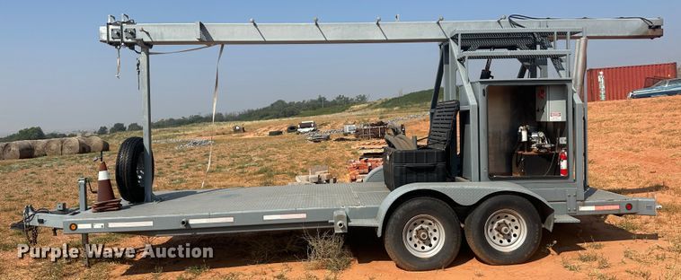 image for item JJ9927 2014 CellXion RCLX35  Utility trailer with boom