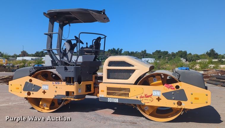 image for item KB9379 2014 Volvo DD110B  double drum vibratory roller