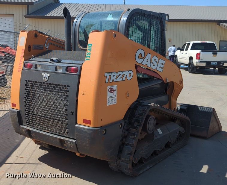 image for item KB9392 2017 Case TR270  tracked skid steer loader