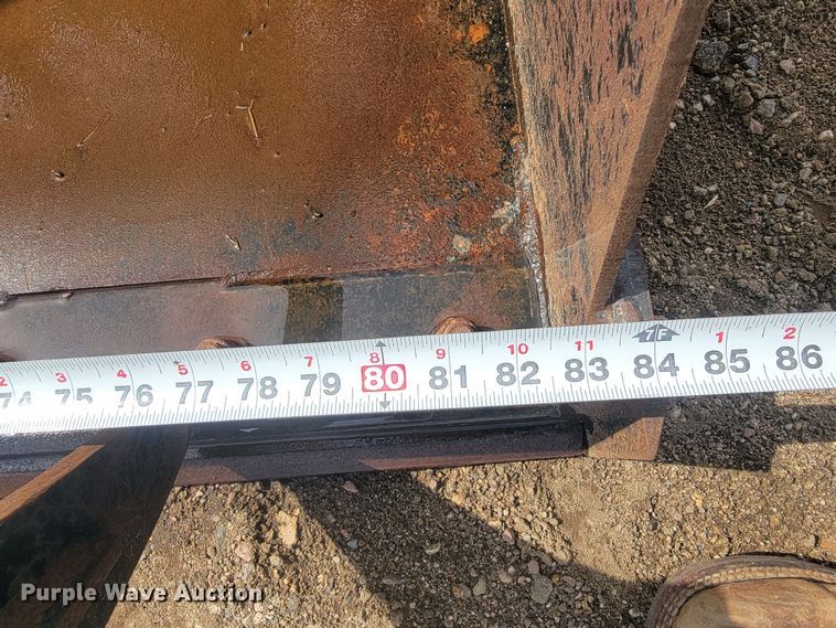 image for item KS9147 TS  84" W skid steer bucket