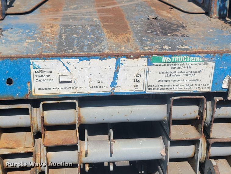 image for item KS9183 Genie GS-1930  scissor lift