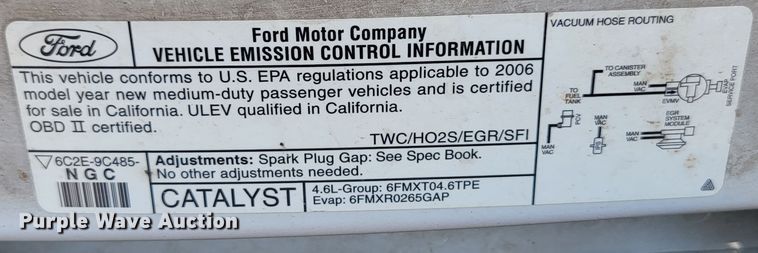 image for item KS9228 2006 Ford E250  van