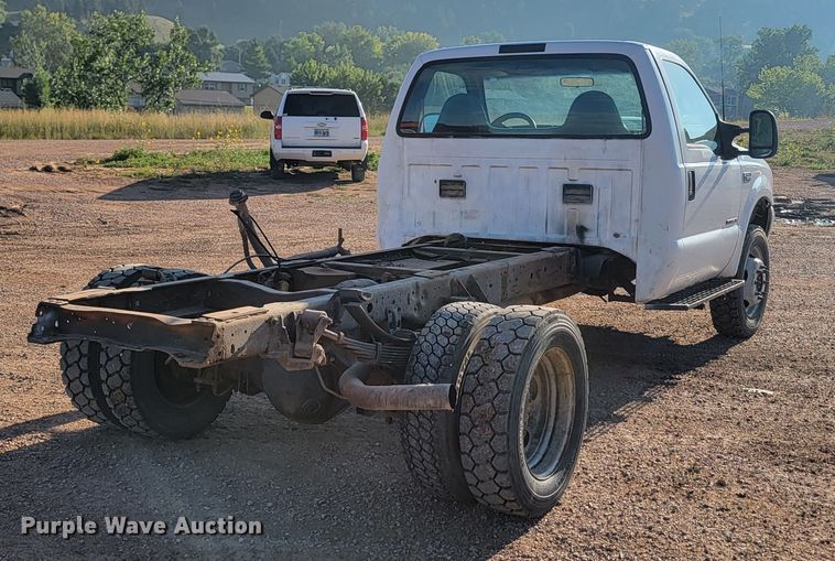 image for item KS9230 2000 Ford F550 XL Super Duty  truck cab and chassis