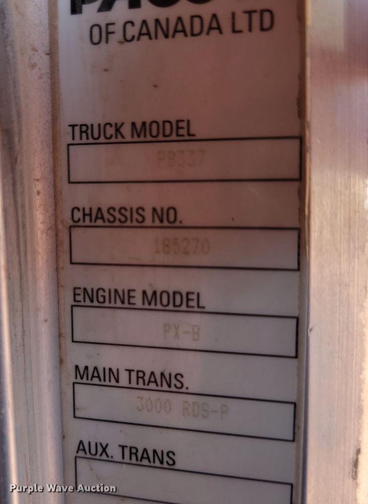 image for item KS9232 2013 Peterbilt PB337  refuse truck