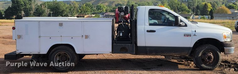 image for item KS9234 2008 Dodge Ram 3500  utility bed pickup truck