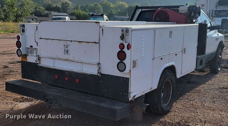 image for item KS9234 2008 Dodge Ram 3500  utility bed pickup truck