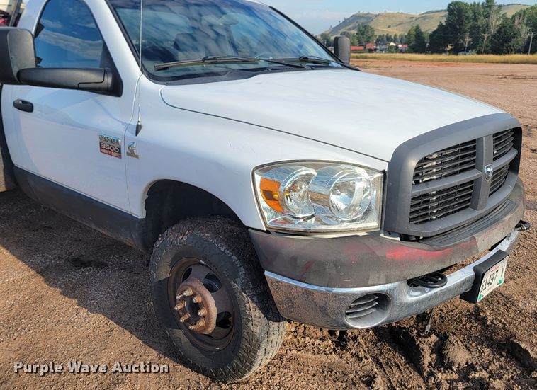 image for item KS9234 2008 Dodge Ram 3500  utility bed pickup truck
