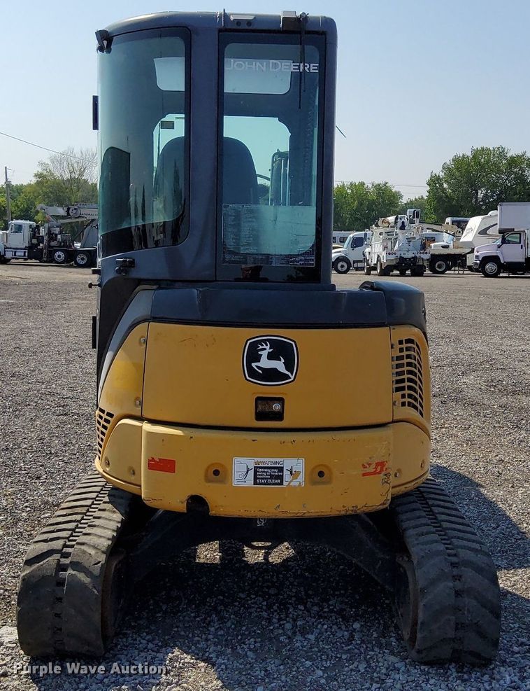 image for item KW9016 2013 John Deere 35D  mini excavator