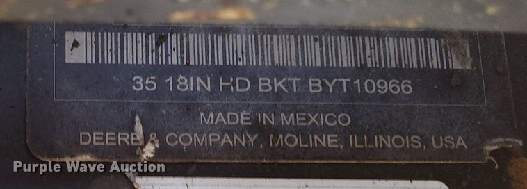 image for item KW9016 2013 John Deere 35D  mini excavator