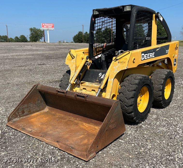 image for item KW9018 2008 John Deere 317  skid steer loader