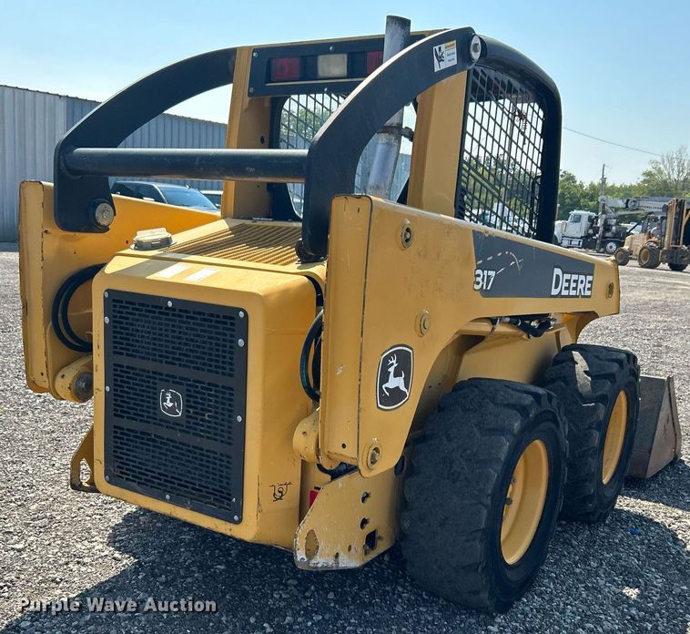 image for item KW9018 2008 John Deere 317  skid steer loader