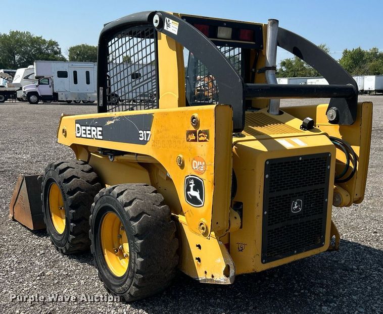 image for item KW9018 2008 John Deere 317  skid steer loader