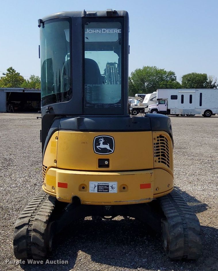 image for item KW9019 2014 John Deere 35D  mini excavator