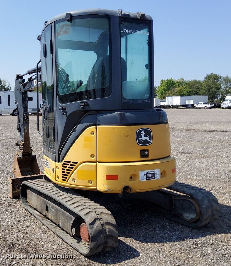 image for item KW9019 2014 John Deere 35D  mini excavator