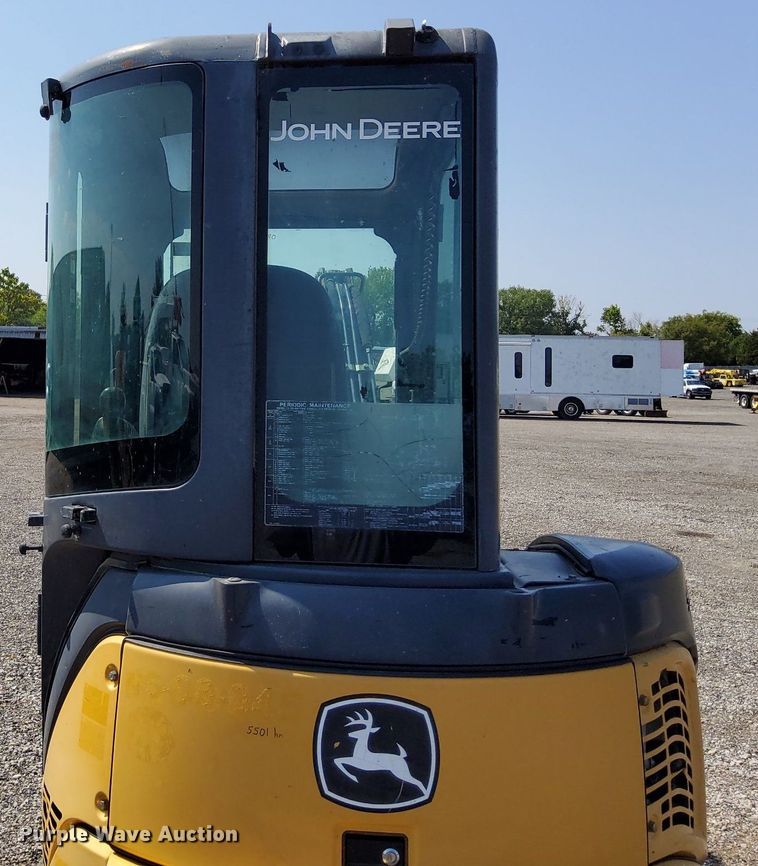 image for item KW9019 2014 John Deere 35D  mini excavator