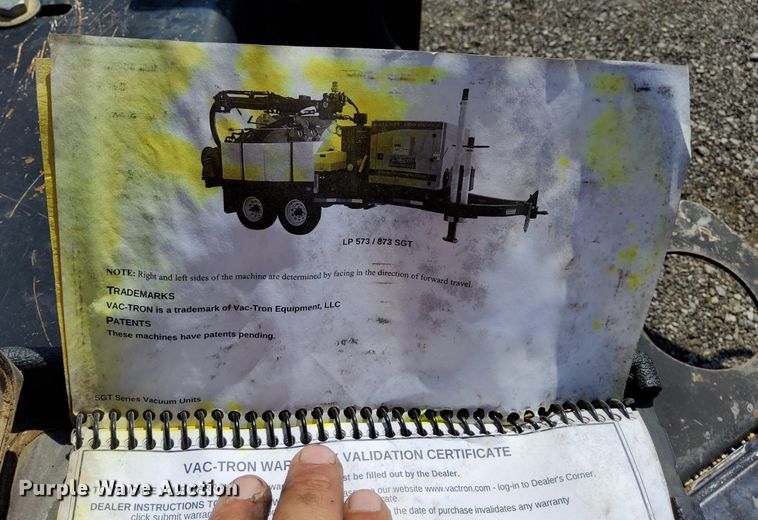 image for item KW9020 2016 Vac-Tron CV573GT  vacuum excavator