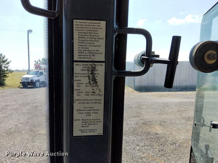 image for item KW9023 2004 John Deere 310SG  backhoe