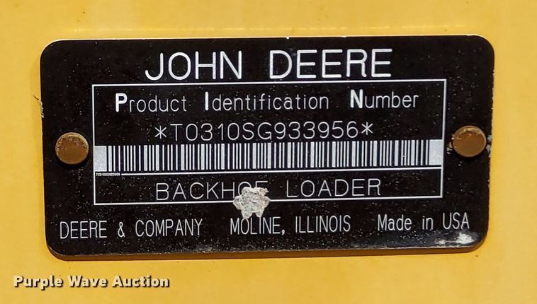 image for item KW9023 2004 John Deere 310SG  backhoe