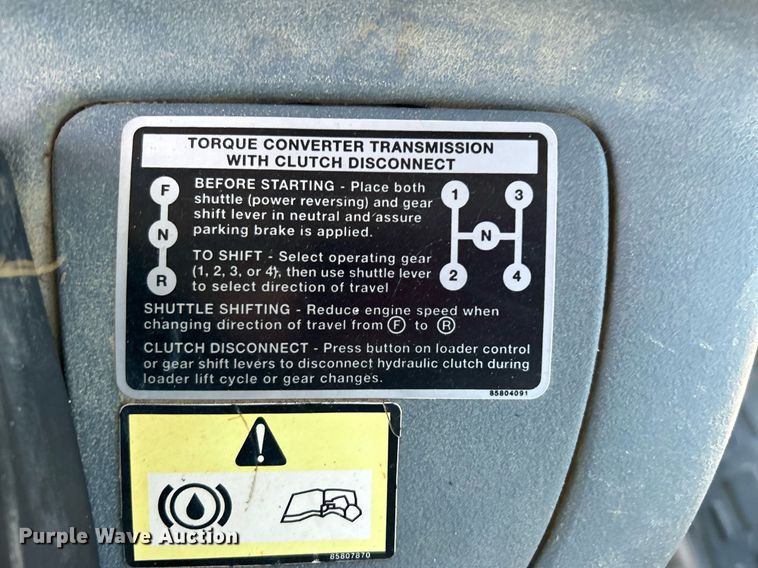 image for item KW9026 2002 New Holland LB75B  backhoe