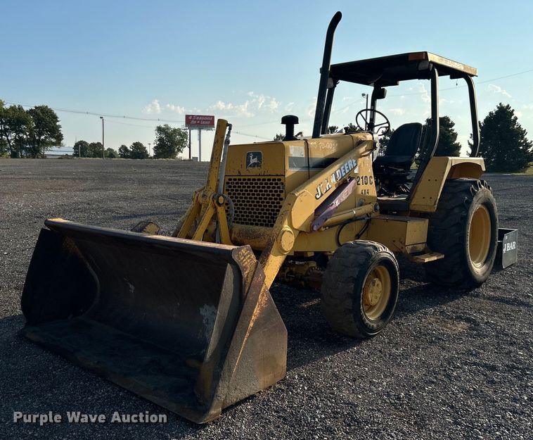 image for item KW9034 John Deere 210C  backhoe