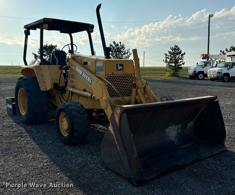 image for item KW9034 John Deere 210C  backhoe