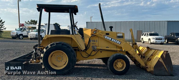 image for item KW9034 John Deere 210C  backhoe
